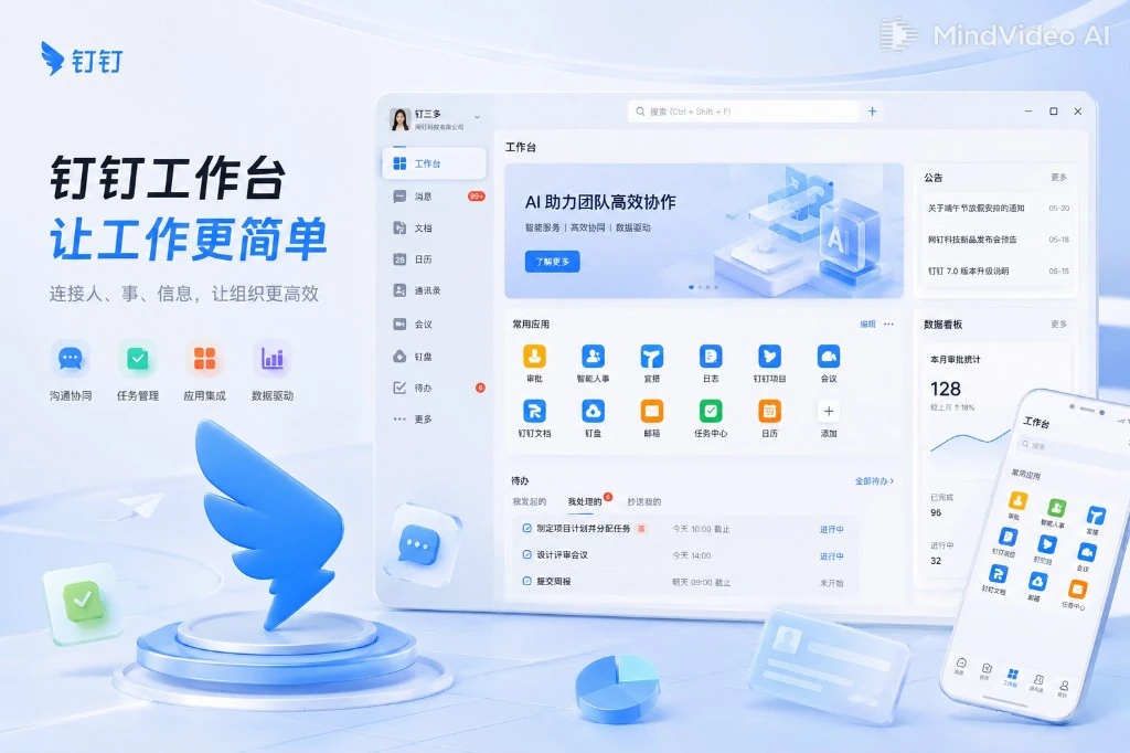 钉钉网页版智能生成与初稿即出